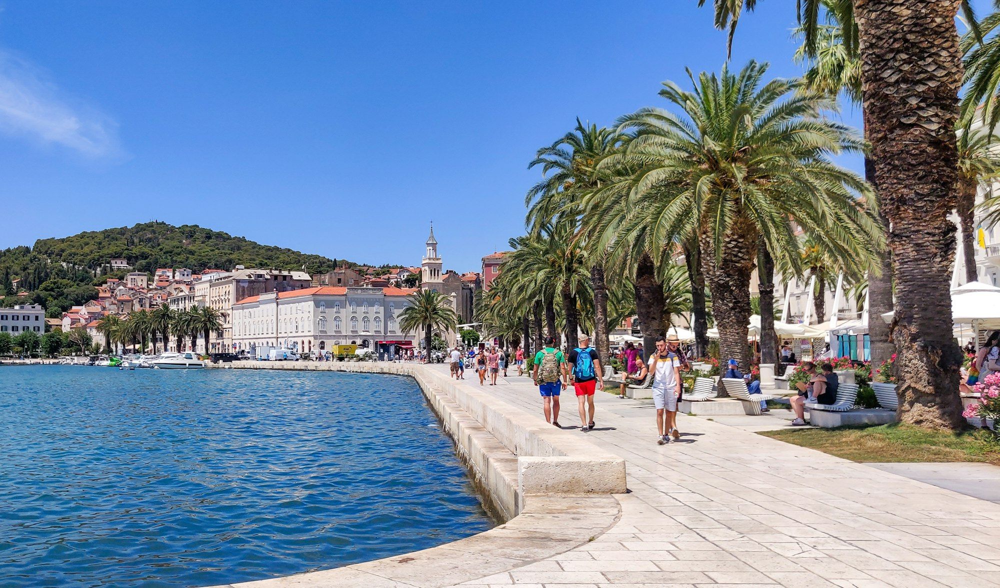 The Riva promenade in Split